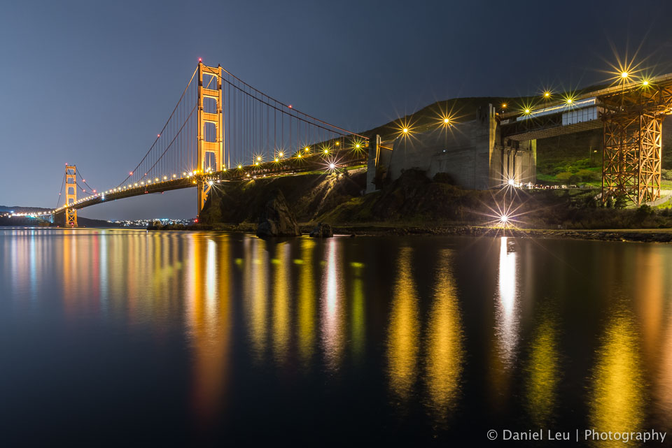 Starry Golden Gate Bridge